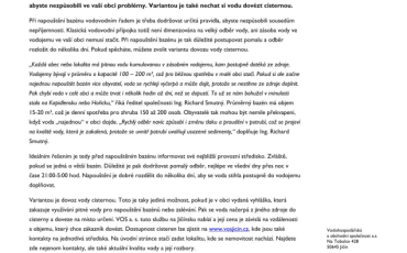 Koupací sezóna se blíží aneb jak napouštět domovní bazén