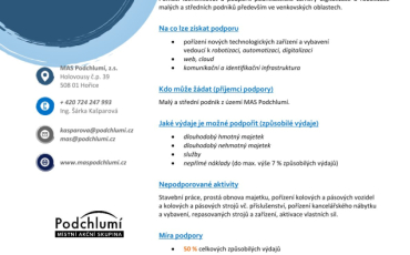 Dotace pro malé a střední podniky v oblasti digitalizace a robotizace