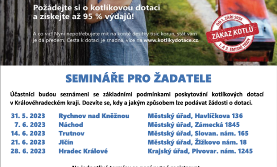 Kotlíková dotace - seminář pro žadatele Kotlíková dotace - seminář pro žadatele