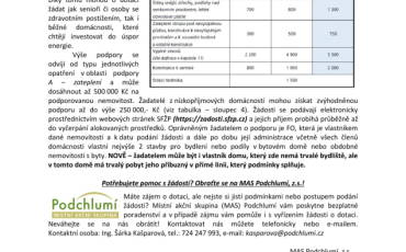Dotace na úsporná opatření pro rodinné domy