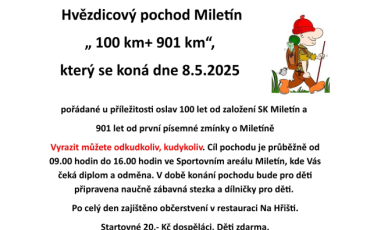 Hvězdicový pochod Miletín