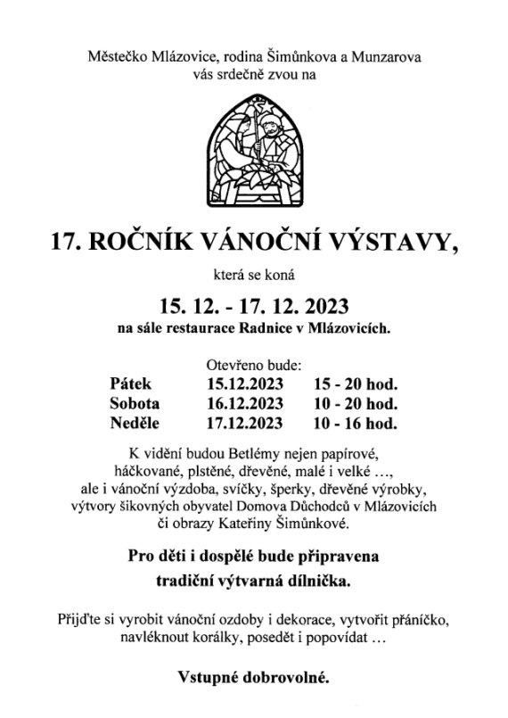 17. ročník Vánoční výstavy