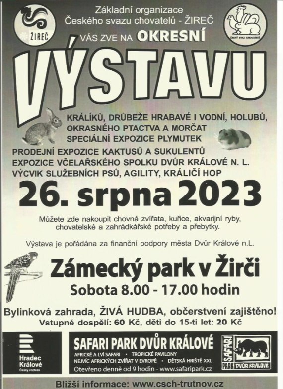 Okresní výstava zvířat v Žirči