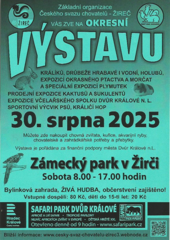 Okresní výstava zvířat v Žirči