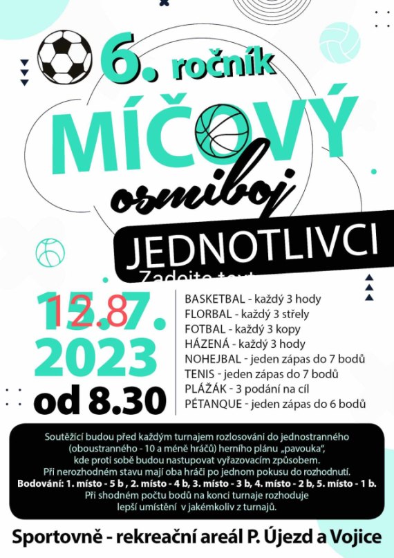 Míčový osmiboj jednotlivů
