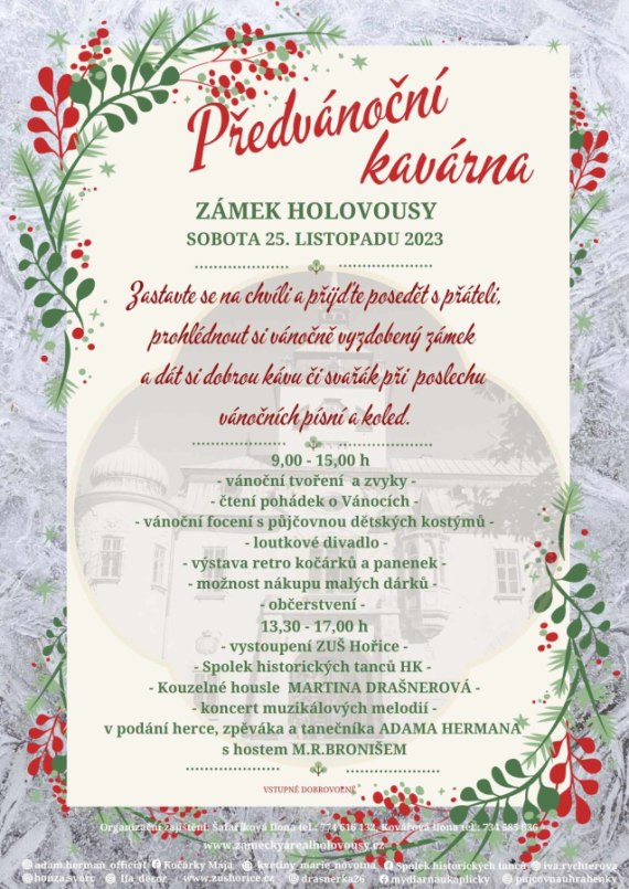 Předvánoční kavárna v Holovousích