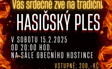 Hasičský ples Sobčice