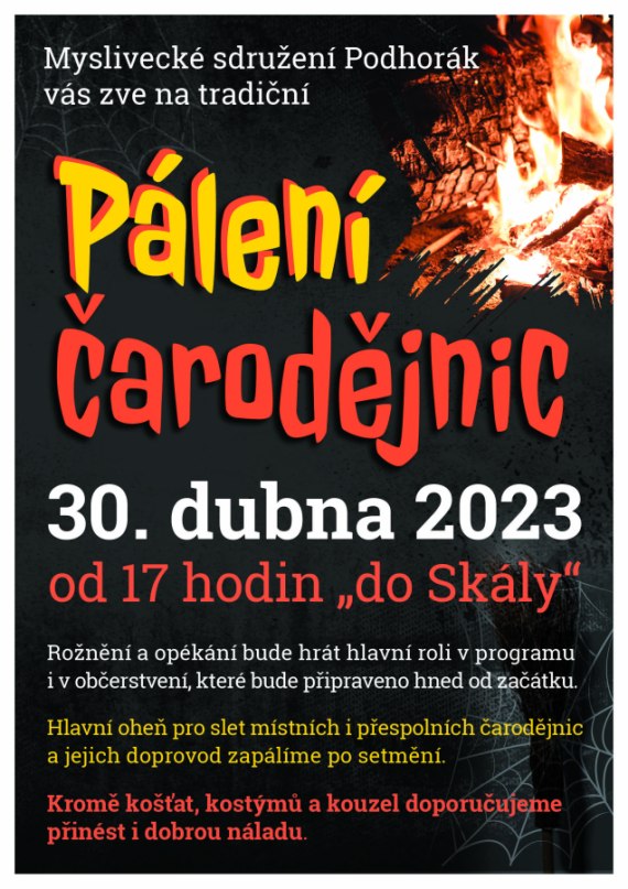 Pálení čarodějnic ve Skále