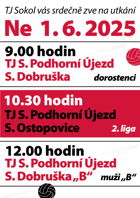 V neděli 3 utkání