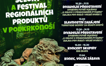Otevírání turistické sezóny a Festival regionálních produktů v Podkrkonoší