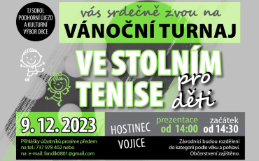 Turnaj ve stolním tenise