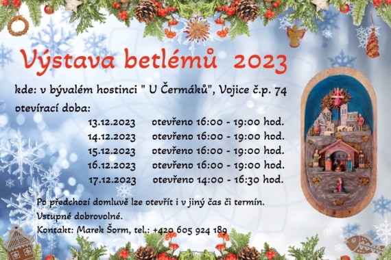 Výstava betlémů 2023