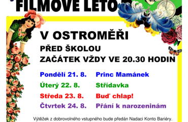 Program letního kina Ostroměř Program letního kina Ostroměř